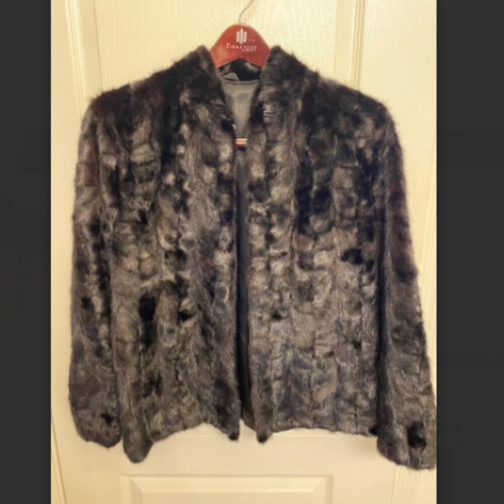 Vintage Black Fur Coat - REAL Fur